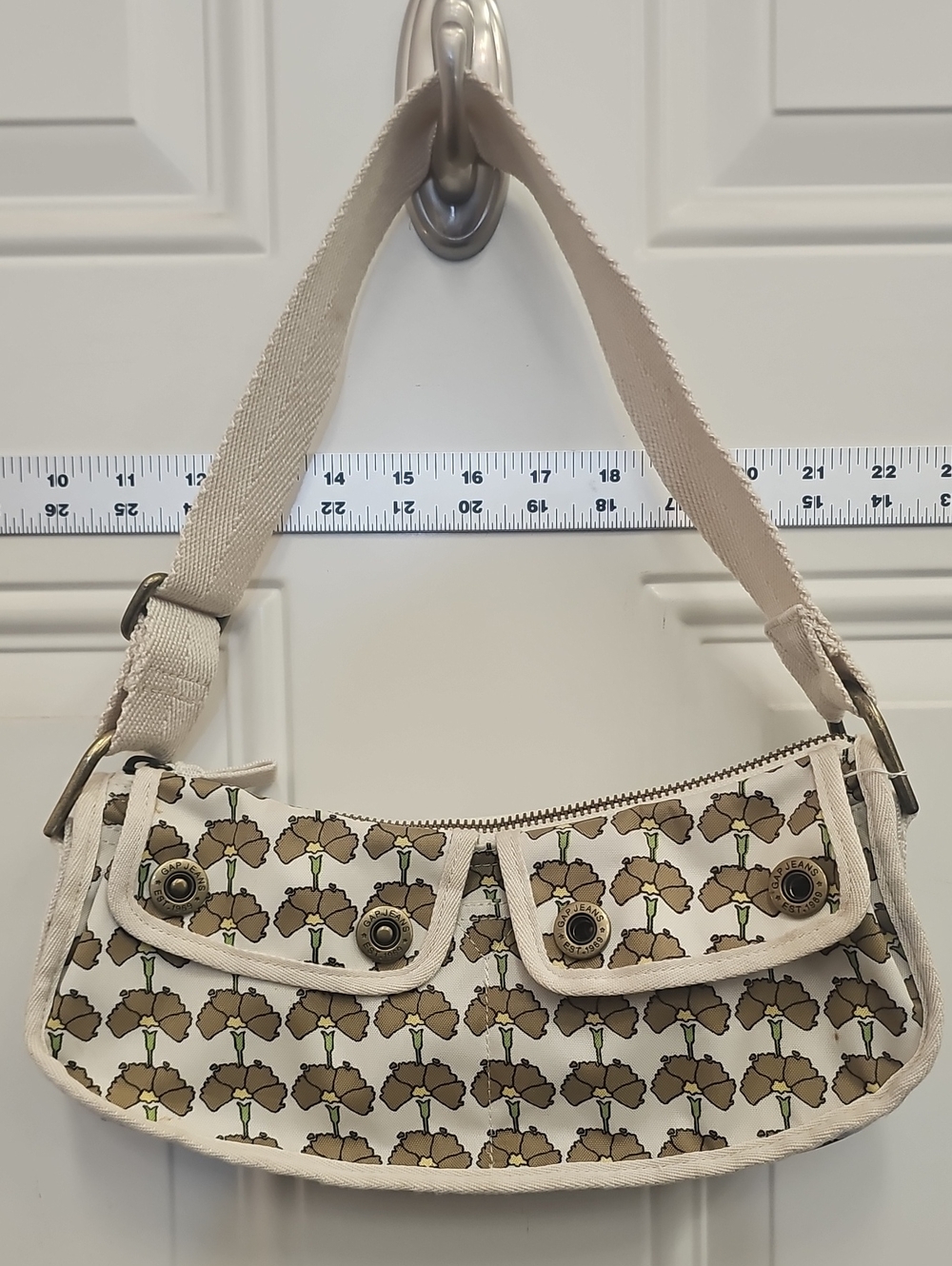 GAP Cream Floral Mini Shoulder Bag.